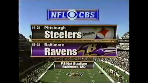 2000-10-29 Pittsburgh Steelers vs Baltimore Ravens