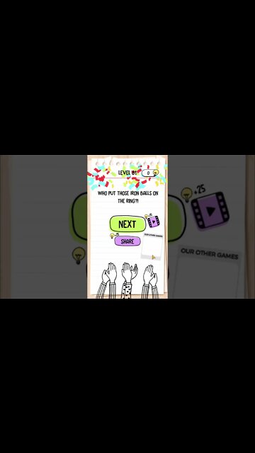 Brain Test Tricky Puzzles Level 81 The Boxer on the left should win.