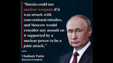 ⚡️⚡️⚡️ Vladimir Putin: "We will use NUCLEAR weapons if,