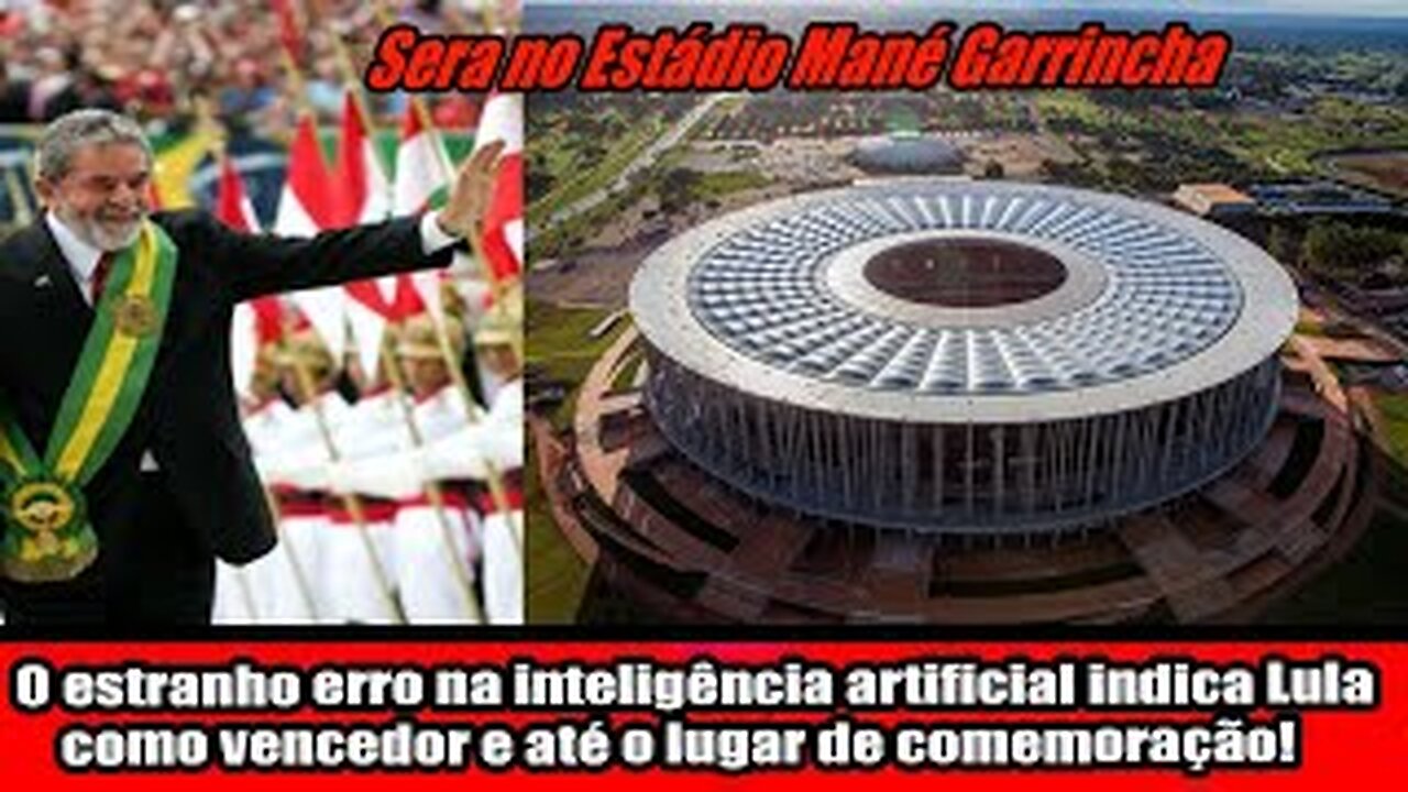 O estranho erro na inteligência artificial indica Lula como vencedor e até o lugar de comemoração