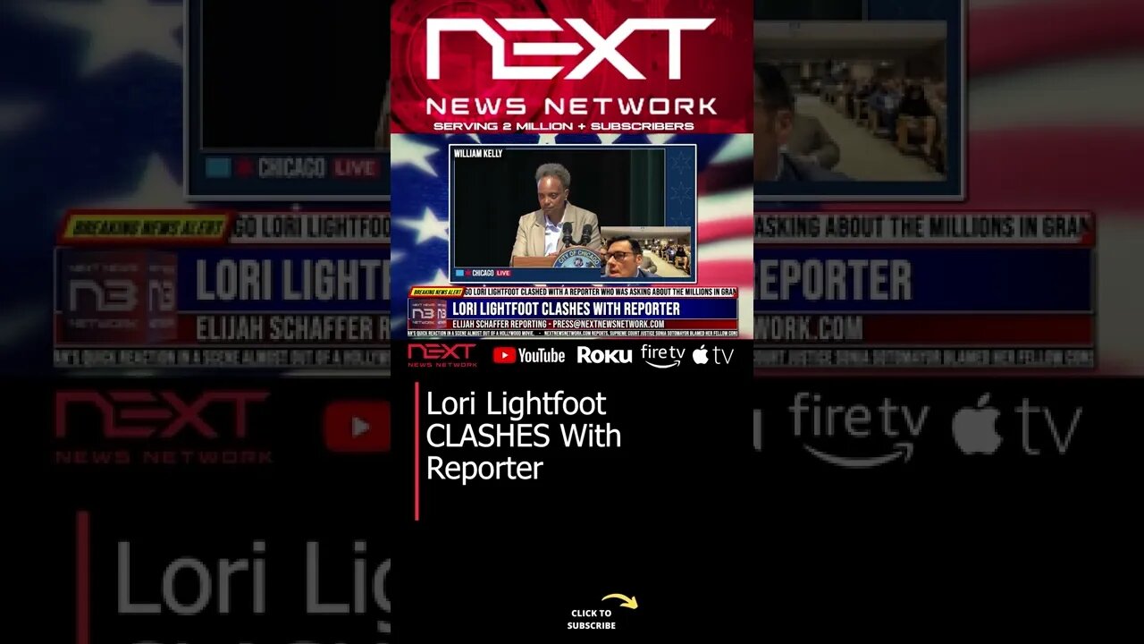 Lori Lightfoot CLASHES With Reporter #shorts