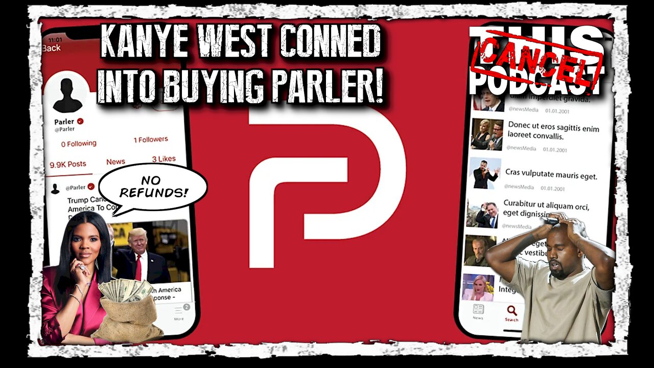 Kanye West Conned Into Buying Parler by Candace Owens!