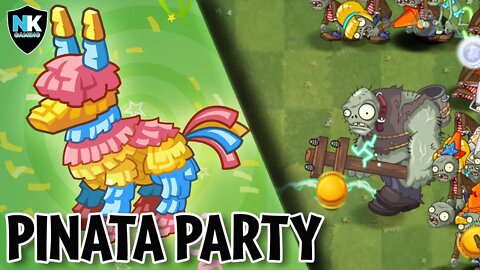 PvZ 2 - Pinata Party - May 27, 2022 - Level 1 Plants vs. Max Level