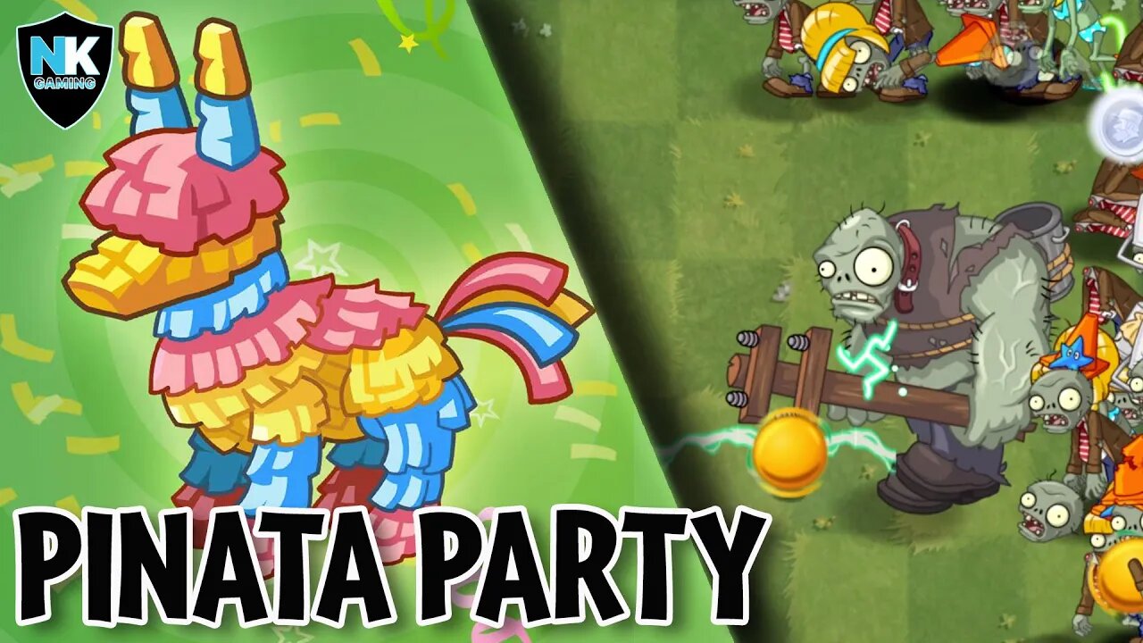 PvZ 2 - Pinata Party - May 27, 2022 - Level 1 Plants vs. Max Level