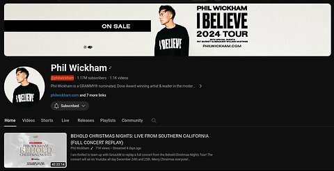 Phil Wickham - GRAMMY nominated, Dove Award winning artist & leader in the worship movement