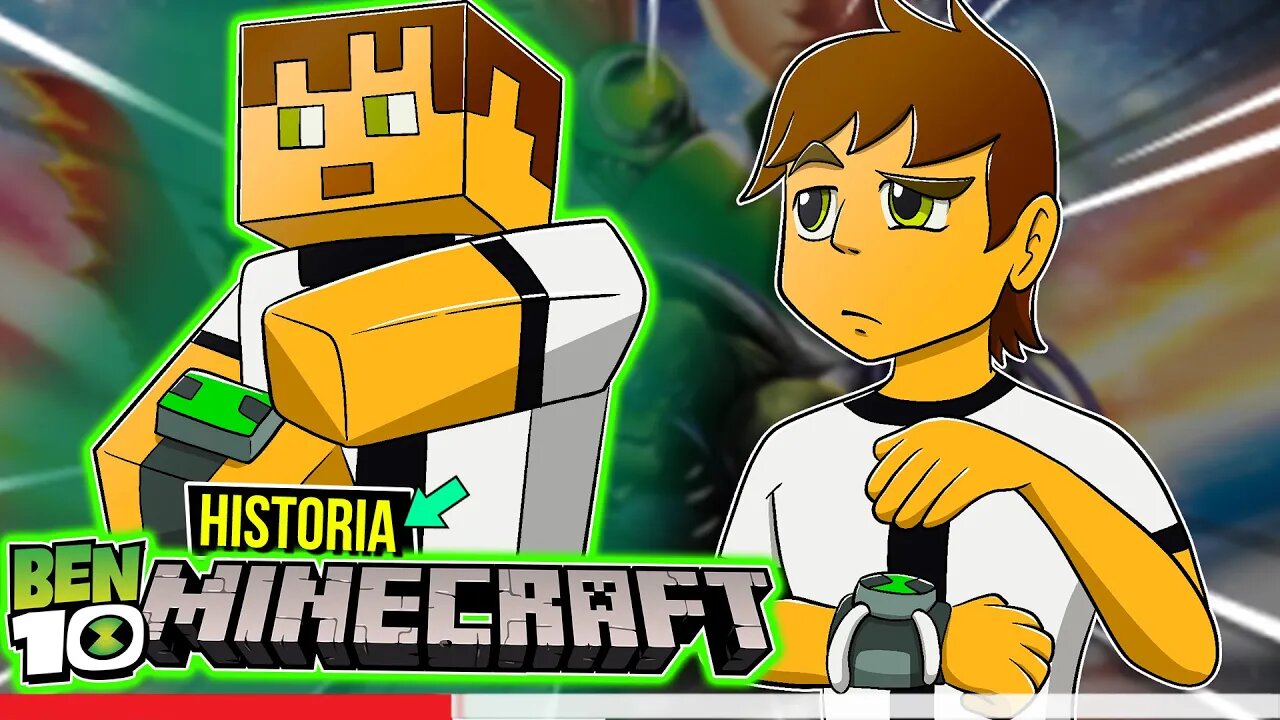 JOGO Quadrado do Ben 10 😨| BEN 10 MINECRAFT DLC - Rk Play