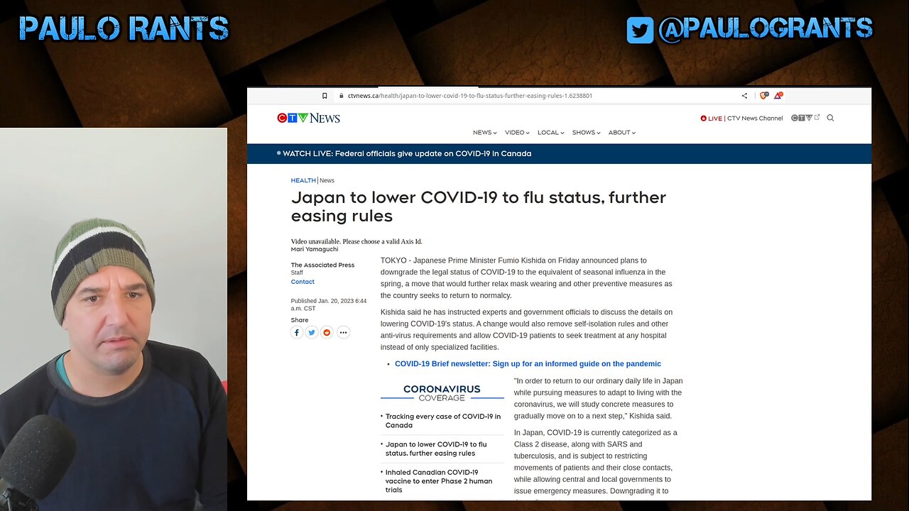 Japan to Downgrade Covid to Flu Status