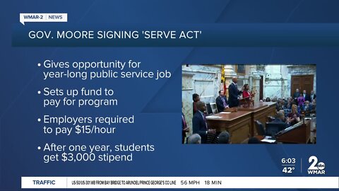 Gov. Moore set to sign 'Serve Act'