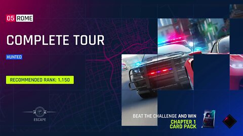 Asphalt 9 Legends - Rome - Complete Tour - Dodge Challenger SRT8