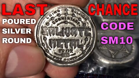 The Salivate Metal Poured Channel Round | LAST CHANCE