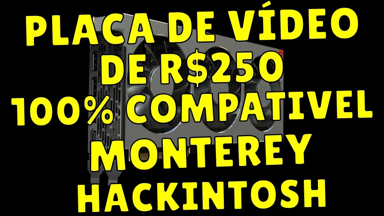 PLACA DE VÍDEO BARATA (R$250 ) 100% COMPATÍVEL COM MACOS MONTEREY HACKINTOSH ALIEXPRESS - HD 7730