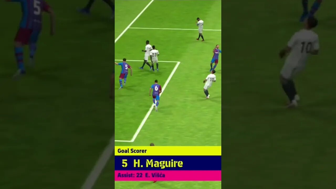 PES Harry Maguire score#football #pes #pesmobile #messi #skills #tipsandtricks #ronaldo #shots