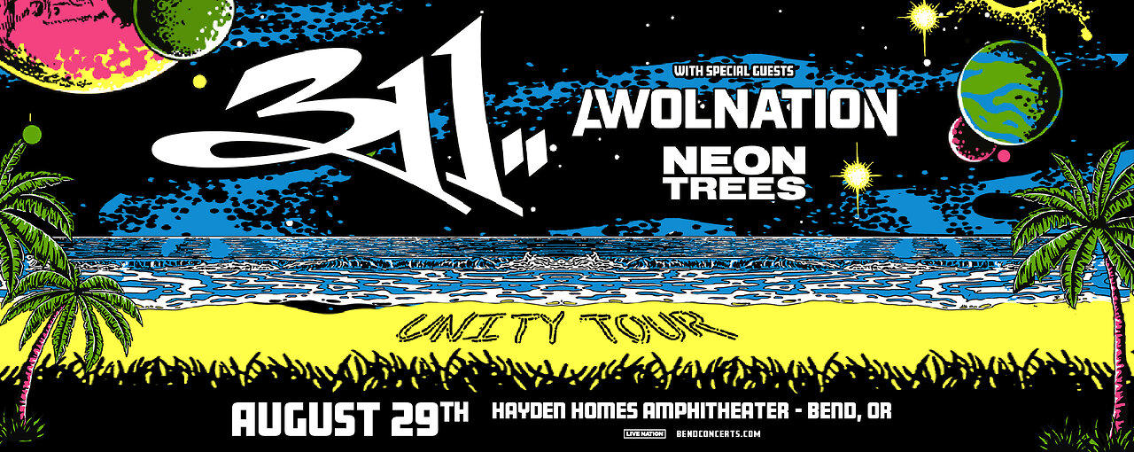 Neon Trees Hayden Homes Amphitheater Bend,Oregon August 29,2024