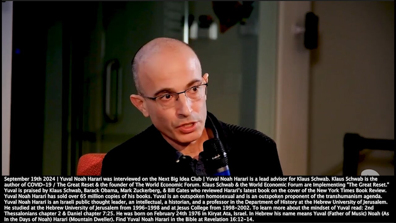 Yuval Noah Harari | "You Don't Need Millions of Human Agents. You Have the Smartphones, Cameras & the Microphones Following Us All the Time. It's Now Possible to Annihilate Privacy & to Create Total Surveillance Regimes."