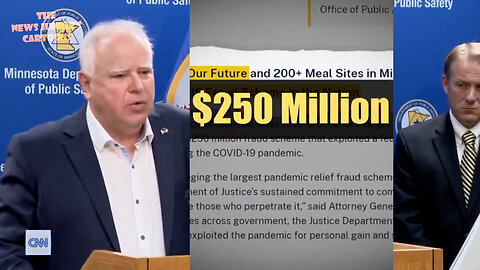 Surprisingly, CNN releases scathing segment exposing how MN Gov. Tim Walz allowed the single largest COVID-19 fraud scheme in the nation.