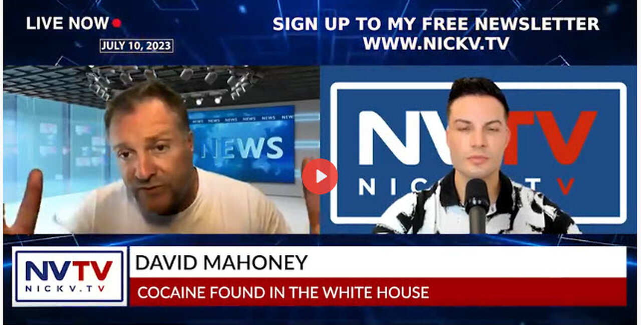 David Mahoney Discusses Cocaine Found In The White House with Nicholas Veniamin