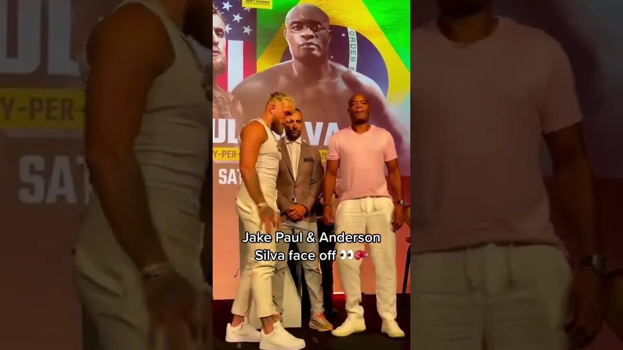 Jake Paul and Anderson Silva face off