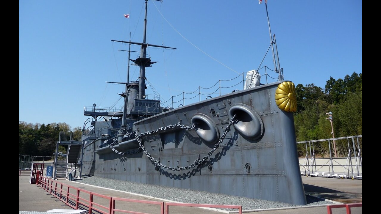 The battleship Mikasa was the most powerful weapon of the Japanese Navy in 1902-1921.