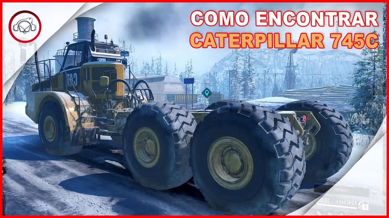 SnowRunner, Como Desbloquear O Caterpillar 745C, Gameplay PT BR, #5