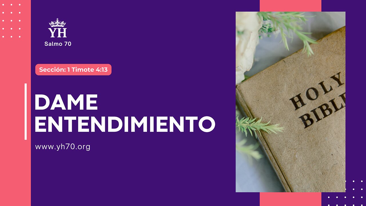 🌱 Dame entendimiento - La parábola del Sembrador | Salmos 119:34