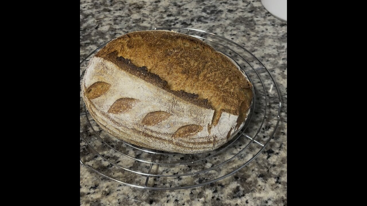 Phenomenon… sourdough bread made with freshly milled flour and four ingredients!