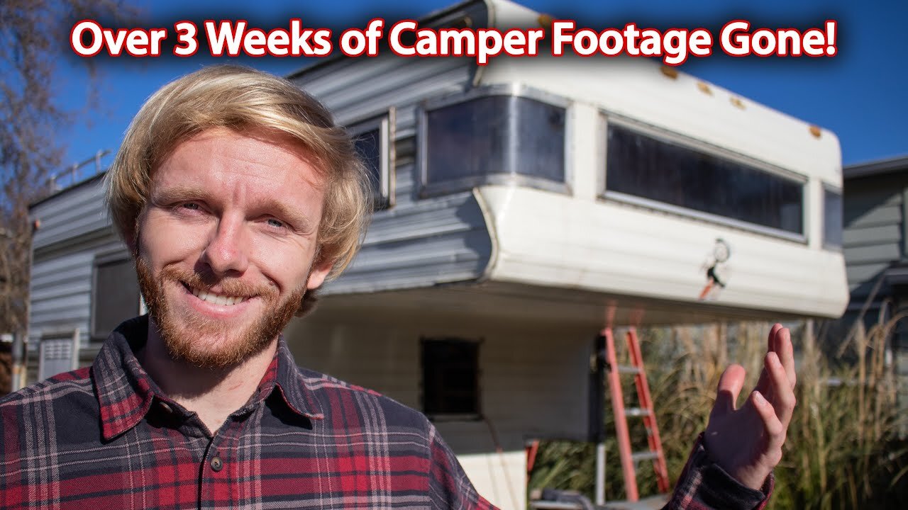 I Lost 3 Weeks Footage so Here is What I Did | DIY Vintage Truck Camper Renovation Episode 5