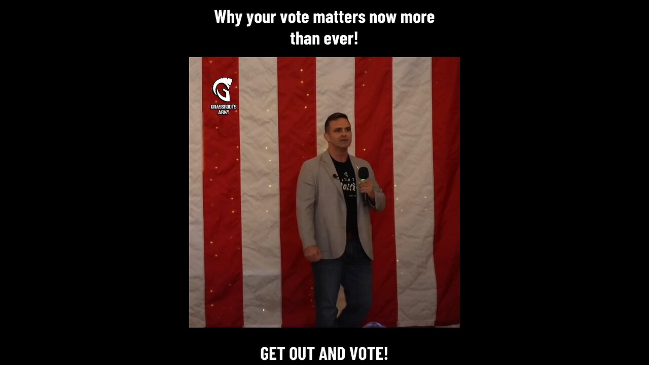 Why your vote matters now more than ever! GET OUT AND VOTE!
