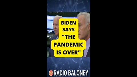 Biden Says The PANDEMIC IS OVER #shorts