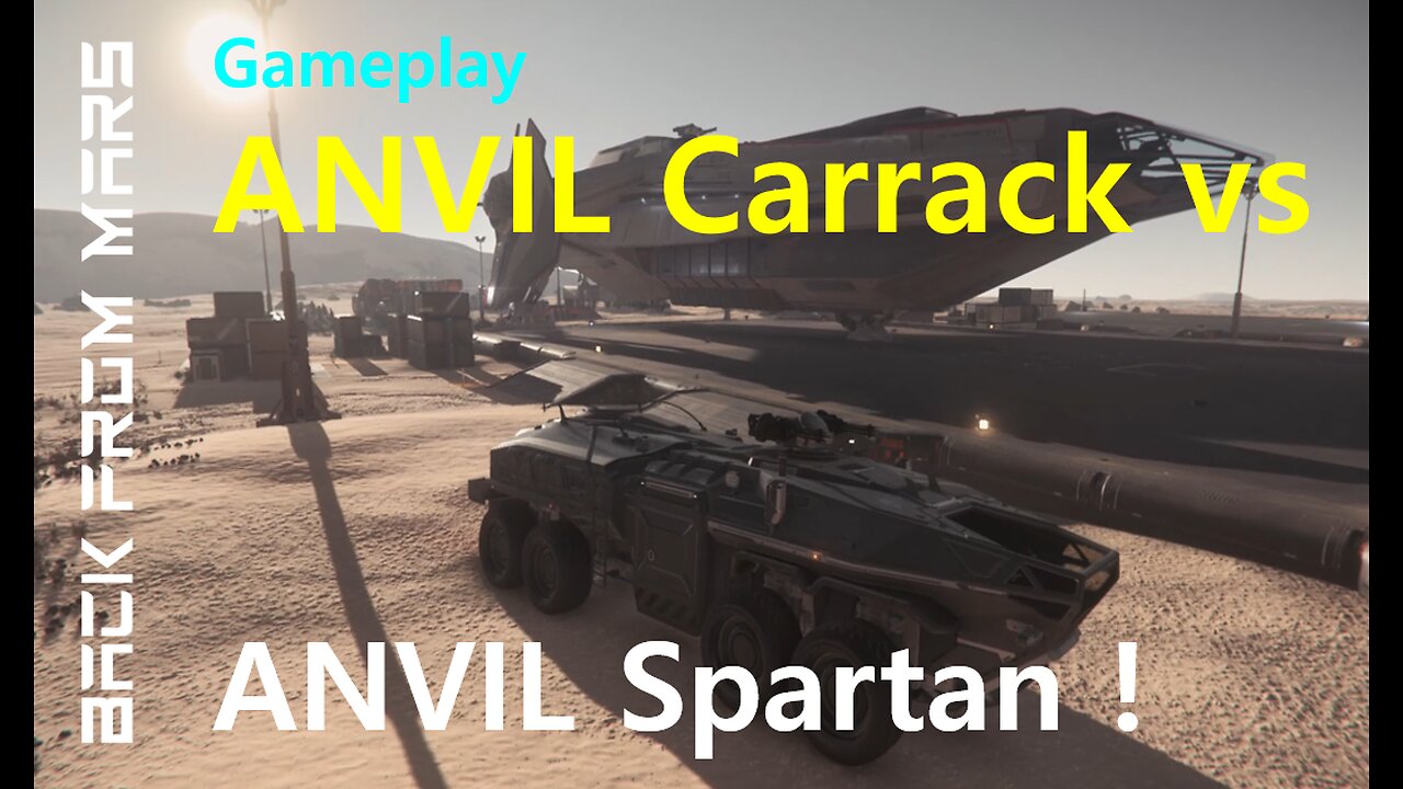 Star Citizen Gameplay - Fitting the Anvil SPARTAN into the Anvil CARRACK