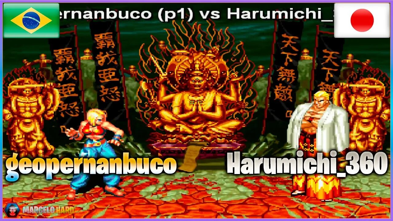 Fatal Fury 3 (geopernanbuco Vs. Harumichi_360) [Brazil Vs. Japan]