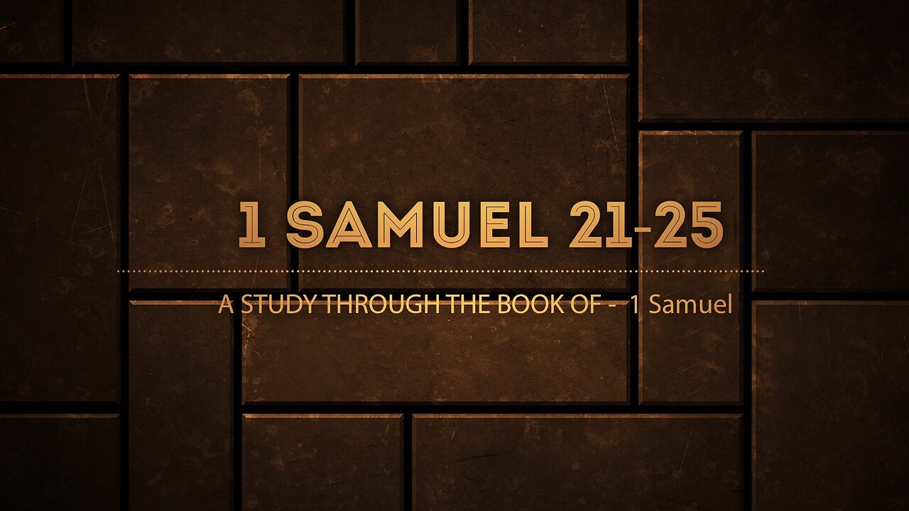 The Book of I Samuel 21-25