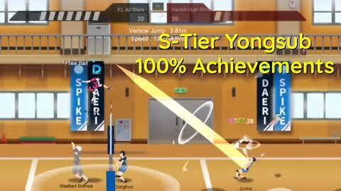 The Spike Volleyball Mobile Edition - S-Tier Yongsub Completes 100% Achievements