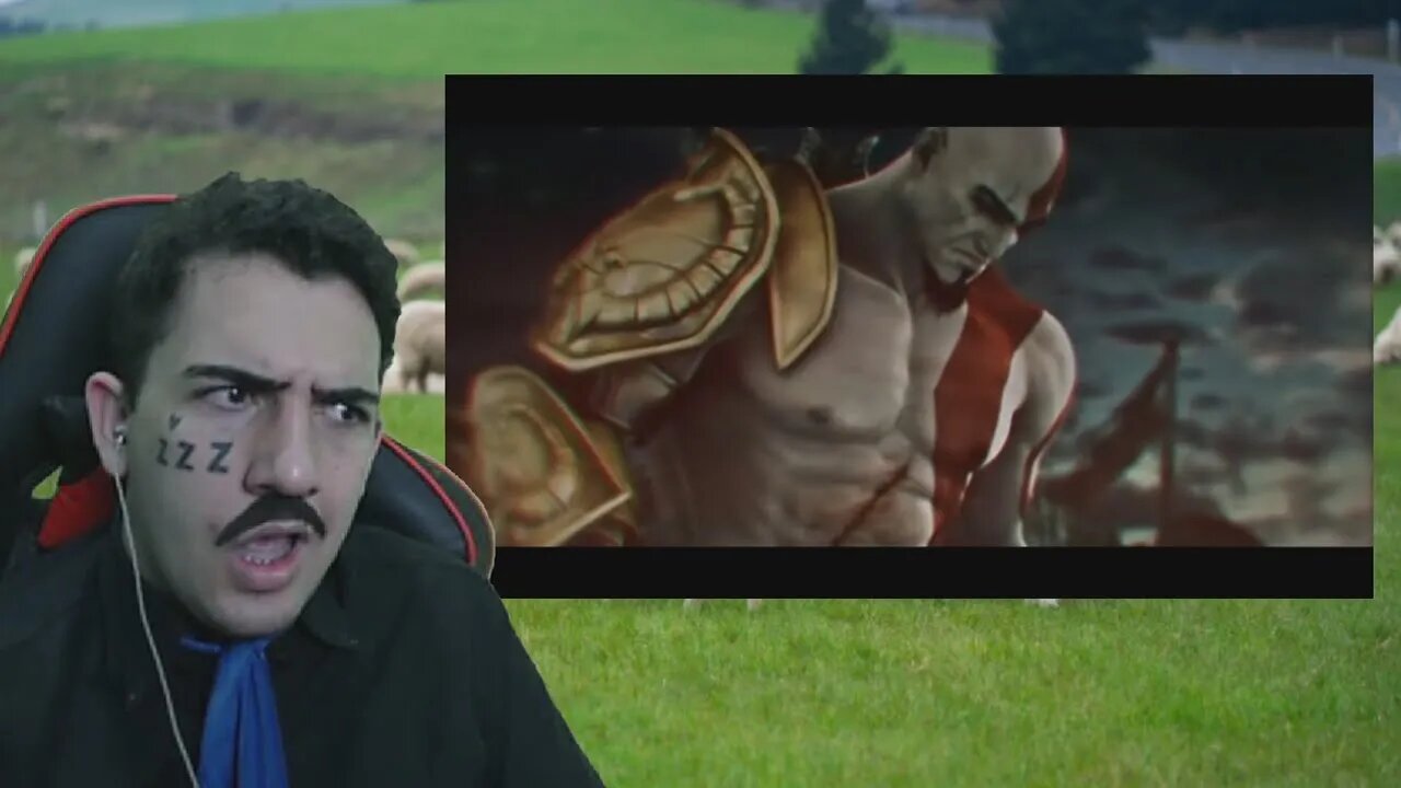 PASTOR REACT Rap do Kratos (God of War) - FANTASMA DE ESPARTA | PAPYRUS DA BATATA