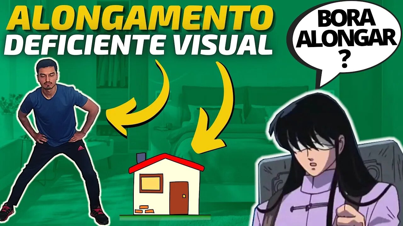 Alongamento para CEGOS 😎 Alongamento Completo para o CORPO TODO| ATIVIDADES PARA DEFICIENTES VISUAIS