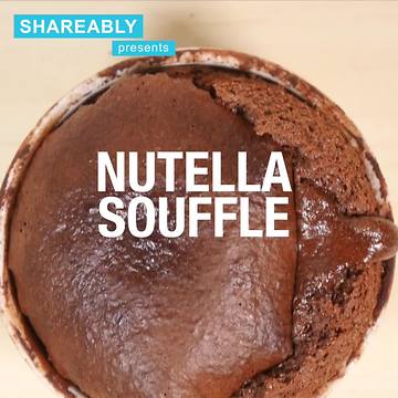 Nutella souffle recipe