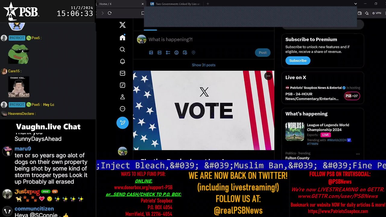 2024-11-02 15:00 EDT - Modern Day America: with LC Mac and Snover