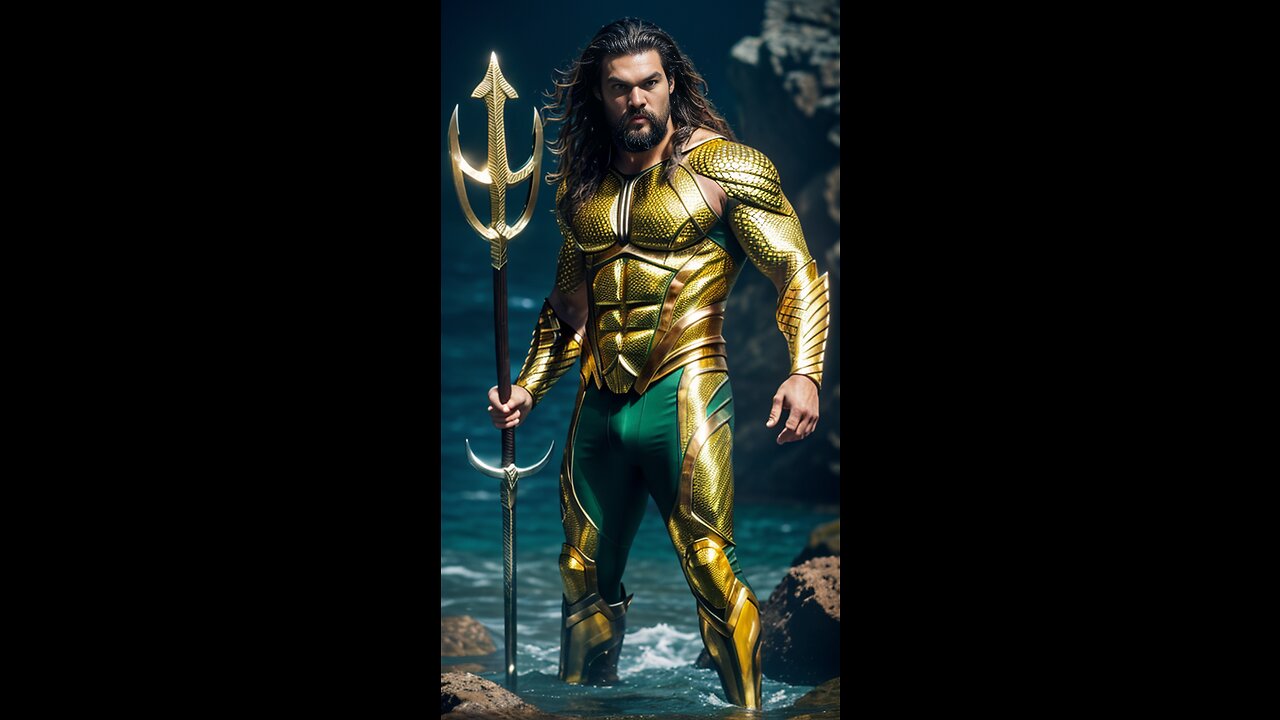 Ai Art - Aquaman Jason And Mera Amber 8k #shortsart #shorts