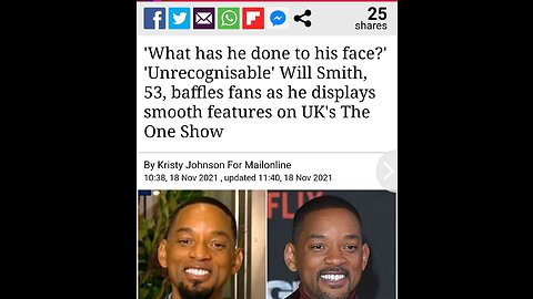 ITS POSSIBLE WILL SMITH IS A CLONE & HAS BEEN REPLACED