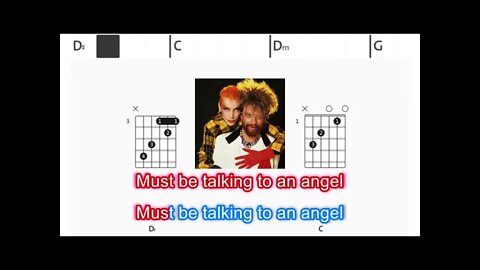 Eurythmics - This must be an angel - (Chords & Lyrics like a Karaoke)