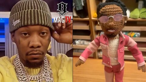 Offset Has His Own Hand Made Crochet Migos Doll! 🤷🏾‍♂️