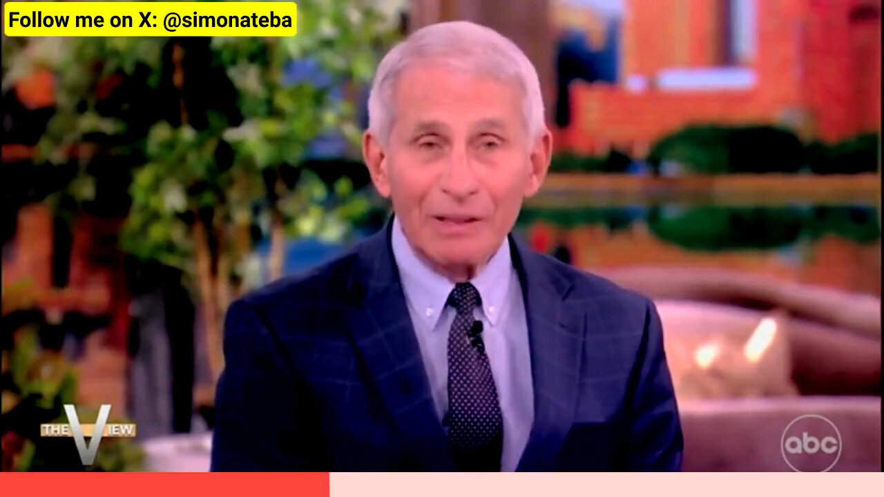 Dr. Fauci Tells 'The View' Dolts That He's Definitely Guilty… Of Saving Lives