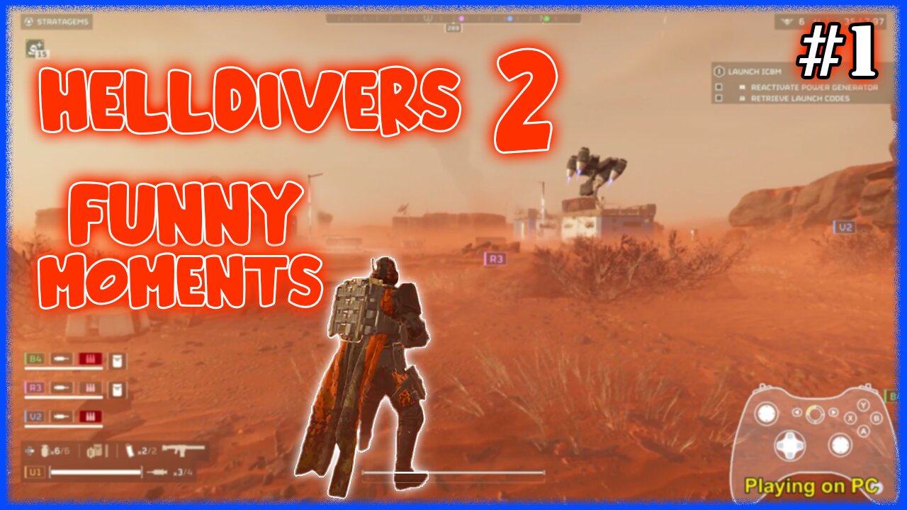 HellDivers 2 Funny Moments (Part1)