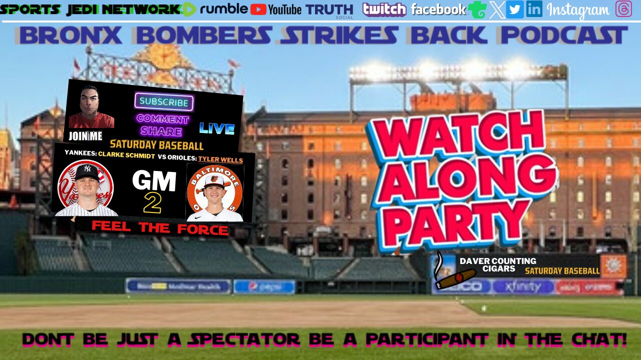 ⚾NEW YORK YANKEES@BALTIMORE ORIOLES Live Reaction | WATCH ALONG |Yankees try to end road slide