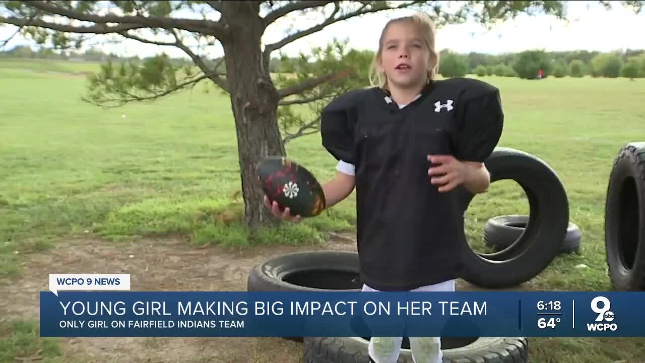 Meet the 6-year-old girl who plays tackle football in Fairfield