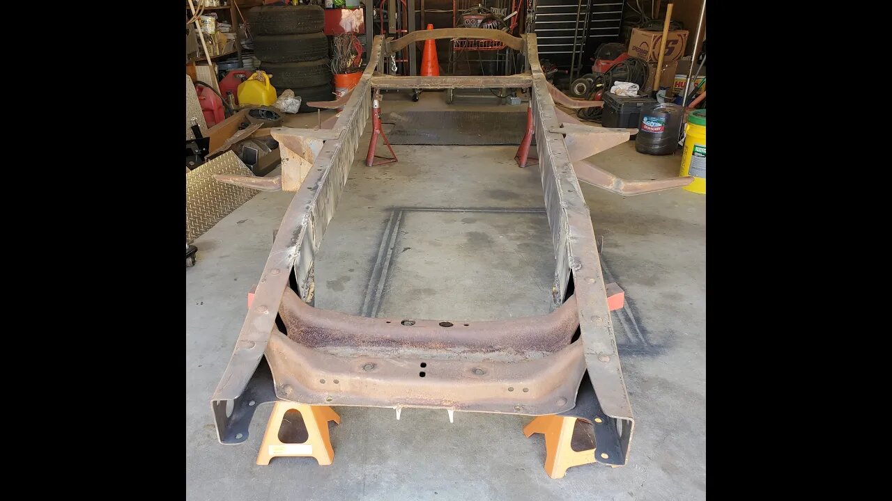 1953 Chevy 3100 pickup part 3: Frame plating