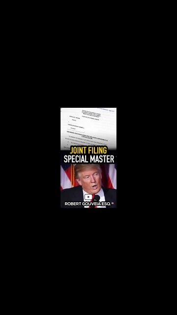 Joint Filing on the Special Master #shorts