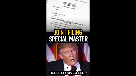 Joint Filing on the Special Master #shorts