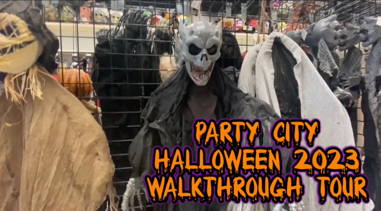 Party City Halloween 2023 Walkthrough Tour