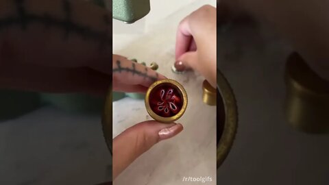 Press and dies for making custom buttons