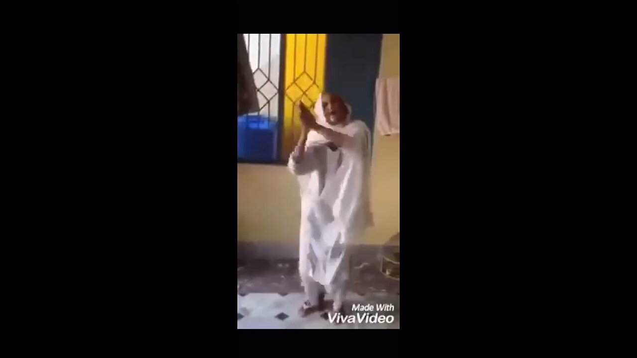 Old lady dancing